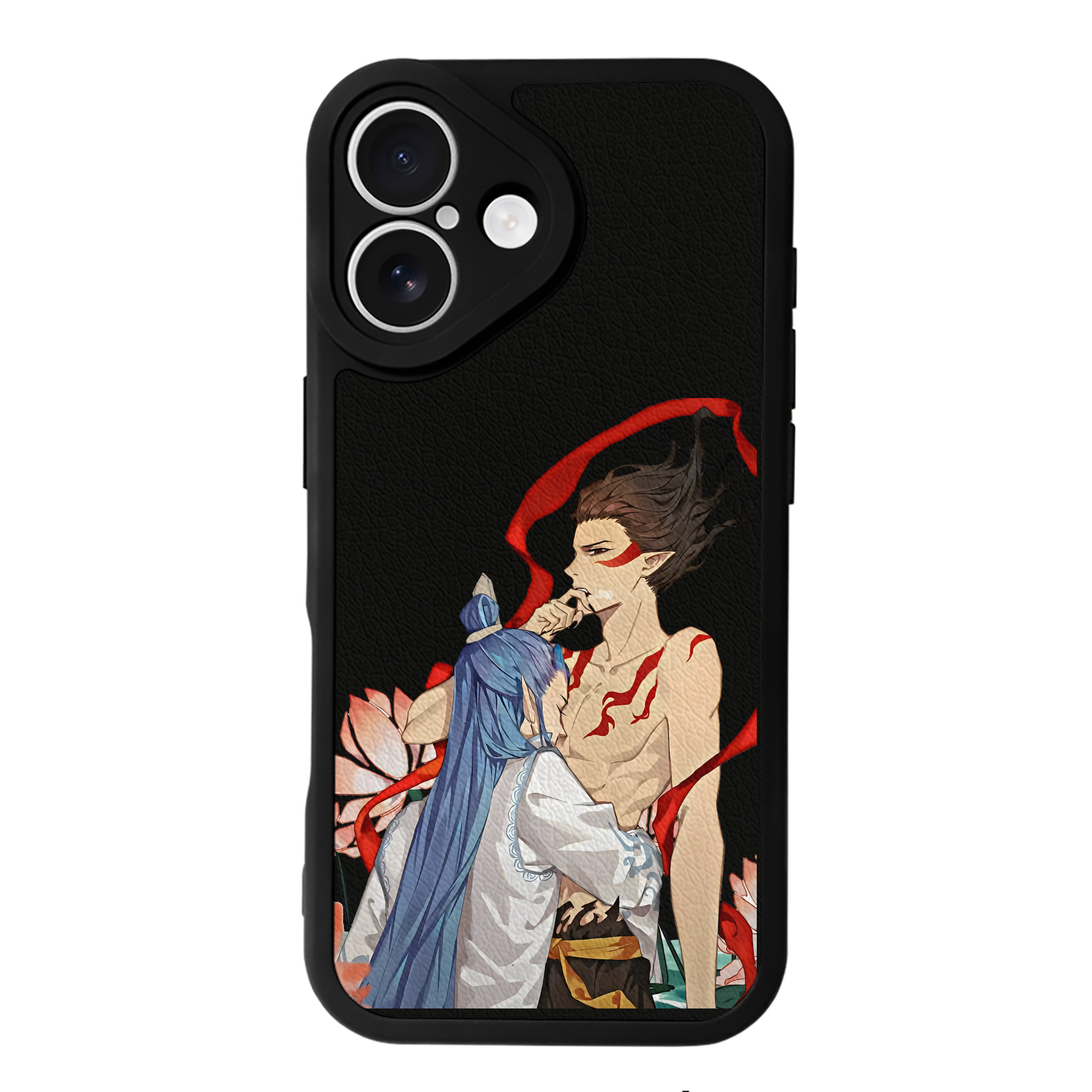 （画像用） Ne Zha 2 ナタ 魔童の大暴れ 【iPhone 16シリーズ対応】シリコンスマホケース（レザー調） 材質：シリコン